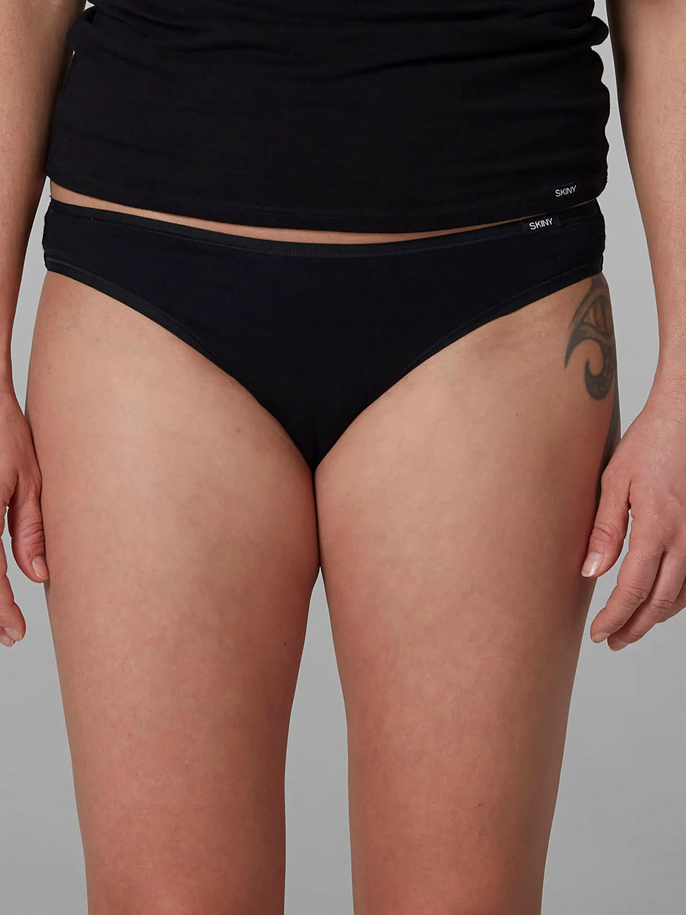 SKINY | Slip 2er Pkg ADVANTAGE COTTON black | 